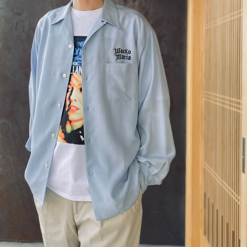 50'S SHIRT L/S ( TYPE-1 ) #L-BLUE [26SS-WMS-OC05] - cocorozashi