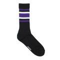 SKATER SOCKS ( TYPE-1 ) #BLACK-PURPLE [26SS-WMA-SO01]