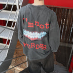 東京喰種 | 長袖T卹（金木研面具）#黑色 [TTGM25SM002]