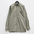 TECH BUTTON DOWN SHIRT L/S #WOLF GRAY [BE-80025]