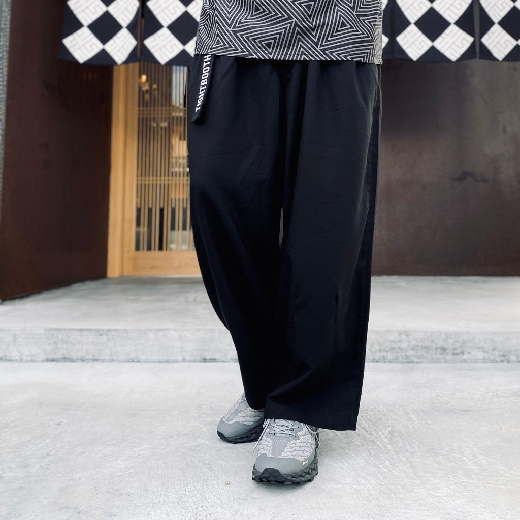 TRO BAGGY SLACKS #Black [SU26-B09]