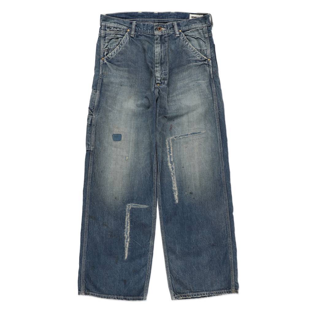 HERITAGE DENIM PAINTER PANTS AGED #INDIGO [BW261-HDPP]
