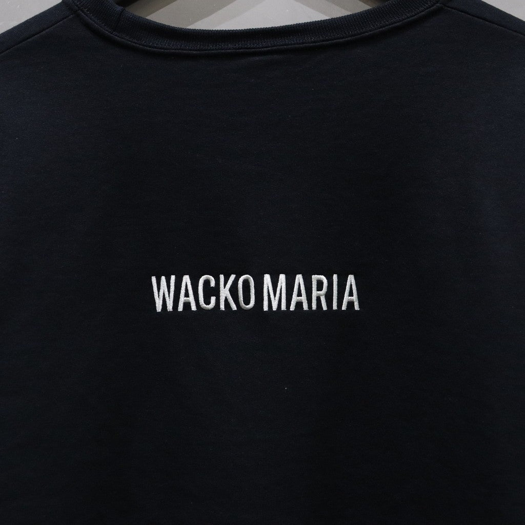 TIM LEHI | CREW NECK SWEAT SHIRT (TYPE-1) #BLACK [24FW-WMC-SS18]