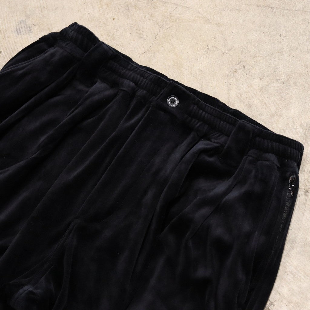 VELOUR BALLOON PANTS #BLACK [FW24-B07]