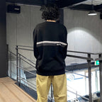 中等厚度圓領運動衫（3 型）#黑色 [24FW-WMC-SS11]