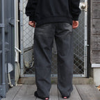DENIM BAGGIE PANTS #BLACK [25AW-FS-22 / FS1795]