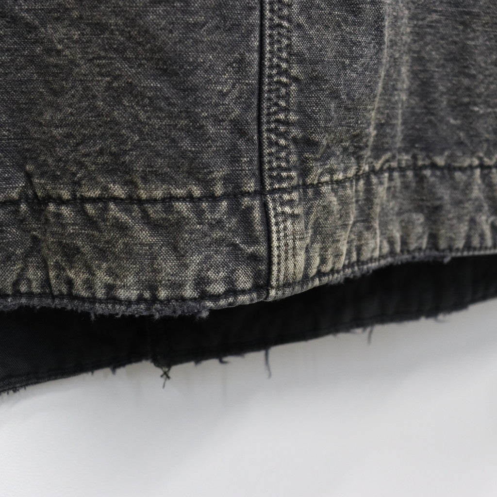 DUCK COVERALL BLANKET LINER AGED #AGED BLACK [BW252-DCBL]