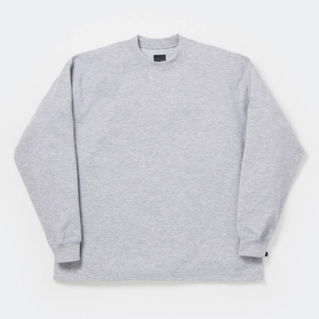 TECH DRAWSTRING TEE L/S #HEATHER GRAY [BE-31026W]