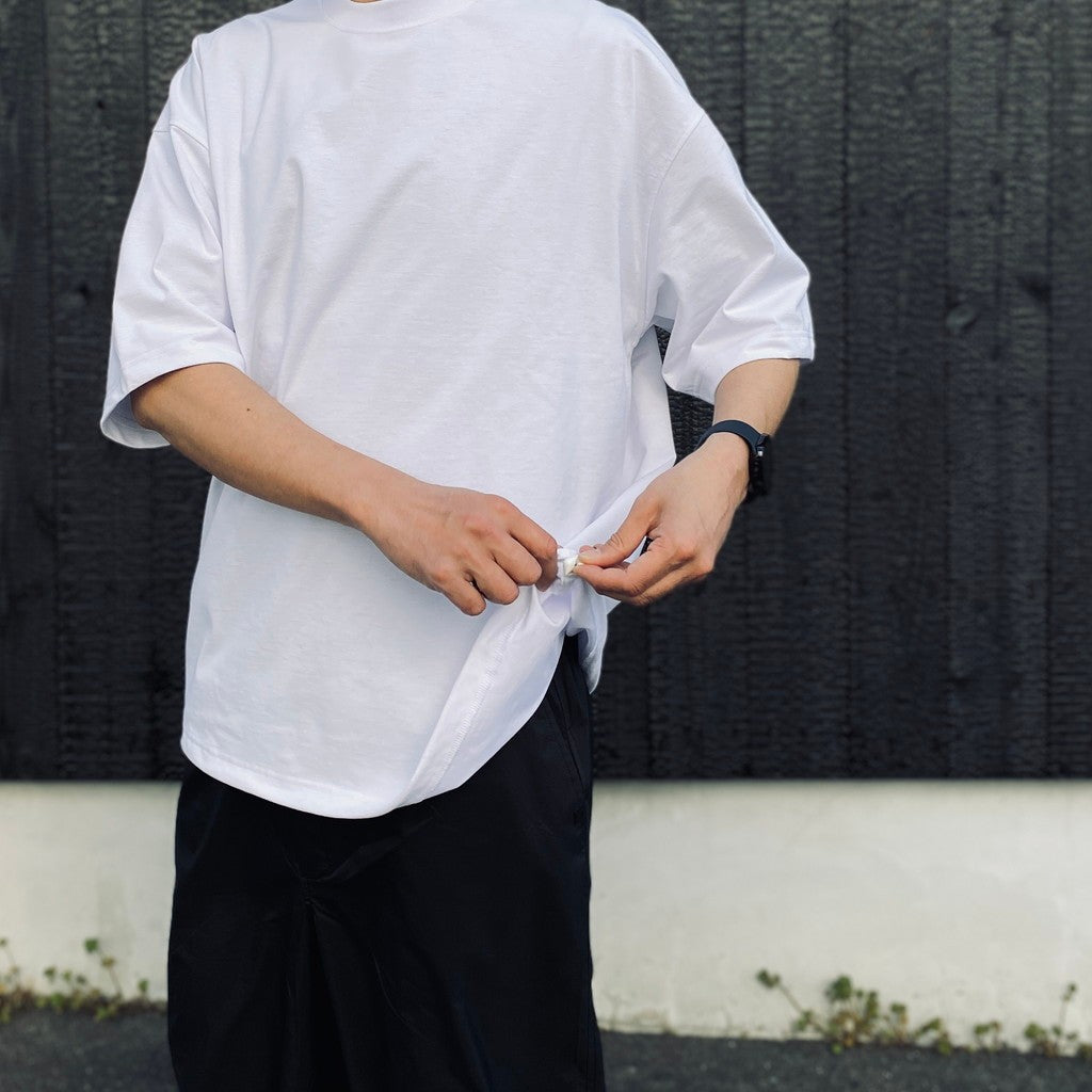 TECH DRAWSTRING S/S TEE #WHITE [BE-35026]