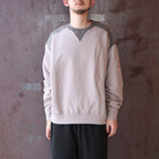 PANEL SHOULDER CREW NECK #BEIGE [CES29CS05]