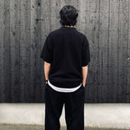 KNIT POLO SHIRT #BLACK [26SS-WMK-KN06]