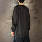 MESH L/S TEE #Black [26SU_T12]