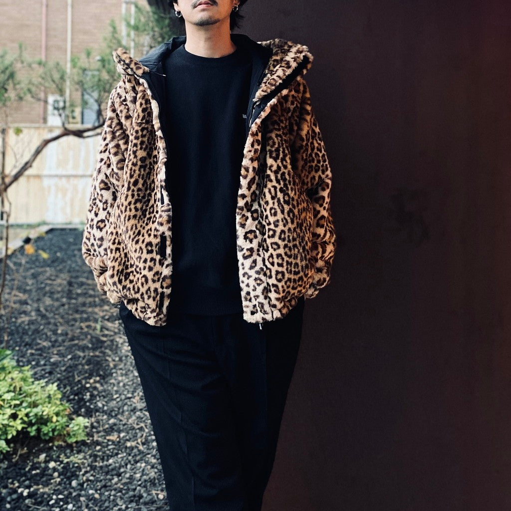 NANGA | LEOPARD FUR MOUNTAIN PARKA #BEIGE [26FW-WMO-NA09]