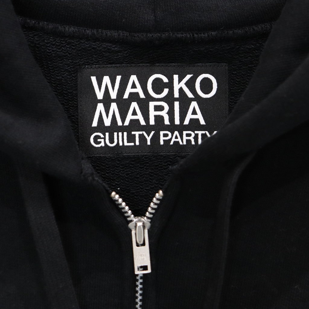 HEAVY WEIGHT FULL ZIP HOODED SWEAT SHIRT (TYPE-4) #BLACK [25SS-WMC-SS08]