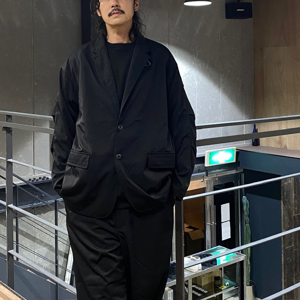 TECH LOOSE 2B JACKET TWILL #BLACK [BJ-55024W] – cocorozashi