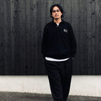 KNIT POLO SHIRT #BLACK [26FW-WMK-KN14]