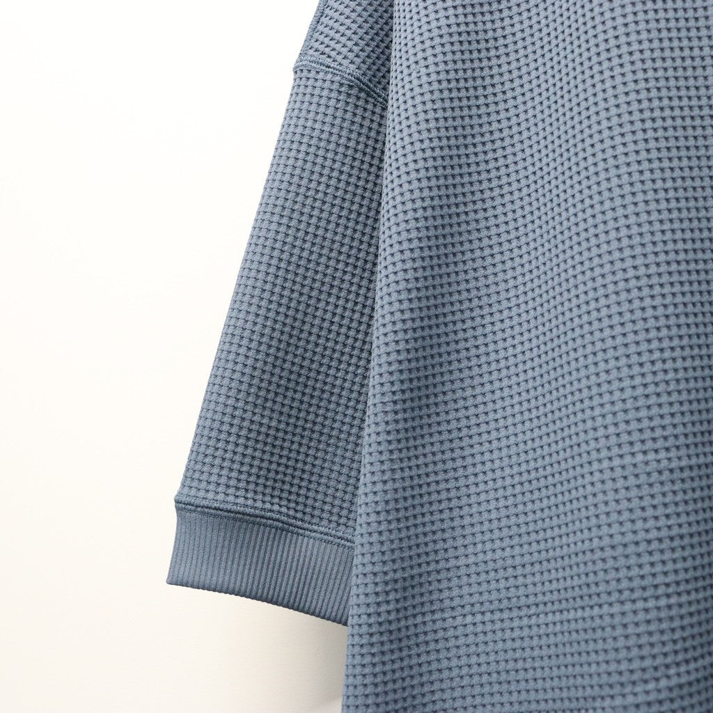 TECH THERMAL CREW S/S #SMOKE BLUE [BE-33026]