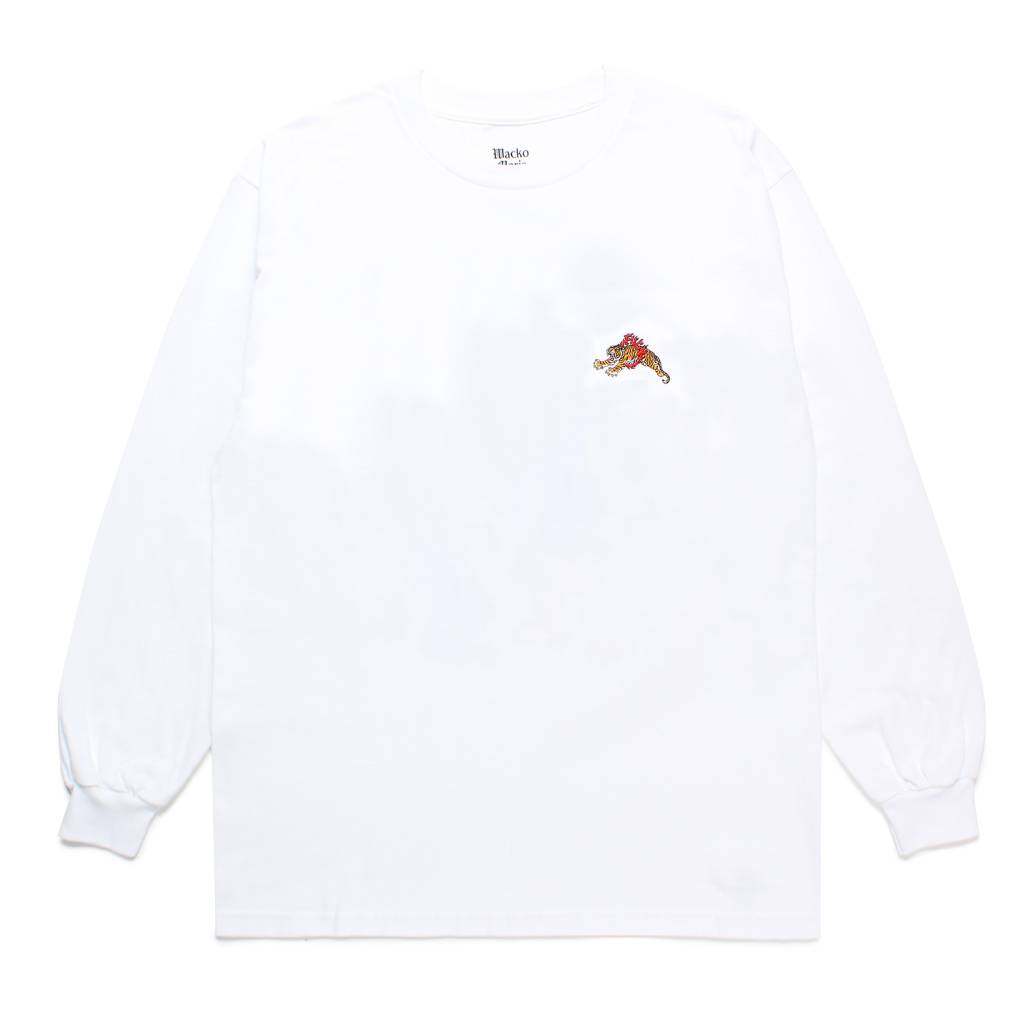 TIM LEHI | CREW NECK LONG SLEEVE T-SHIRT ( TYPE-1 ) #WHITE [24FW-WMT-LT01]