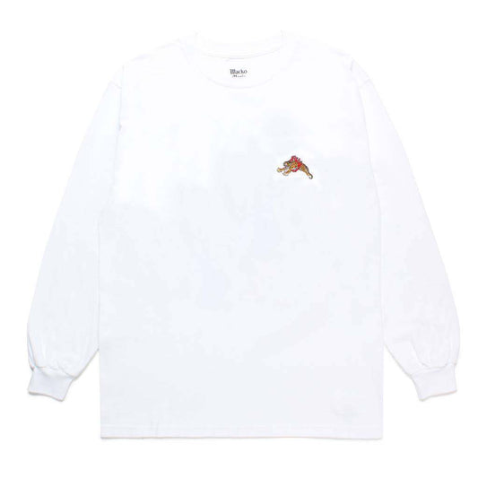 TIM LEHI | CREW NECK LONG SLEEVE T-SHIRT ( TYPE-1 ) #WHITE [24FW-WMT-LT01]