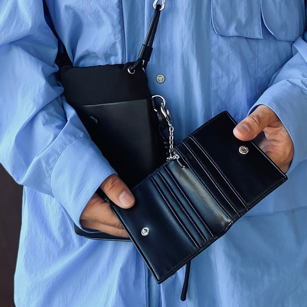 TECH LEATHER MODULAR POACH #BLACK [FEL34262B0004]