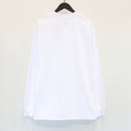 TECH DRAWSTRING TEE L/S #WHITE [BE-31025W]