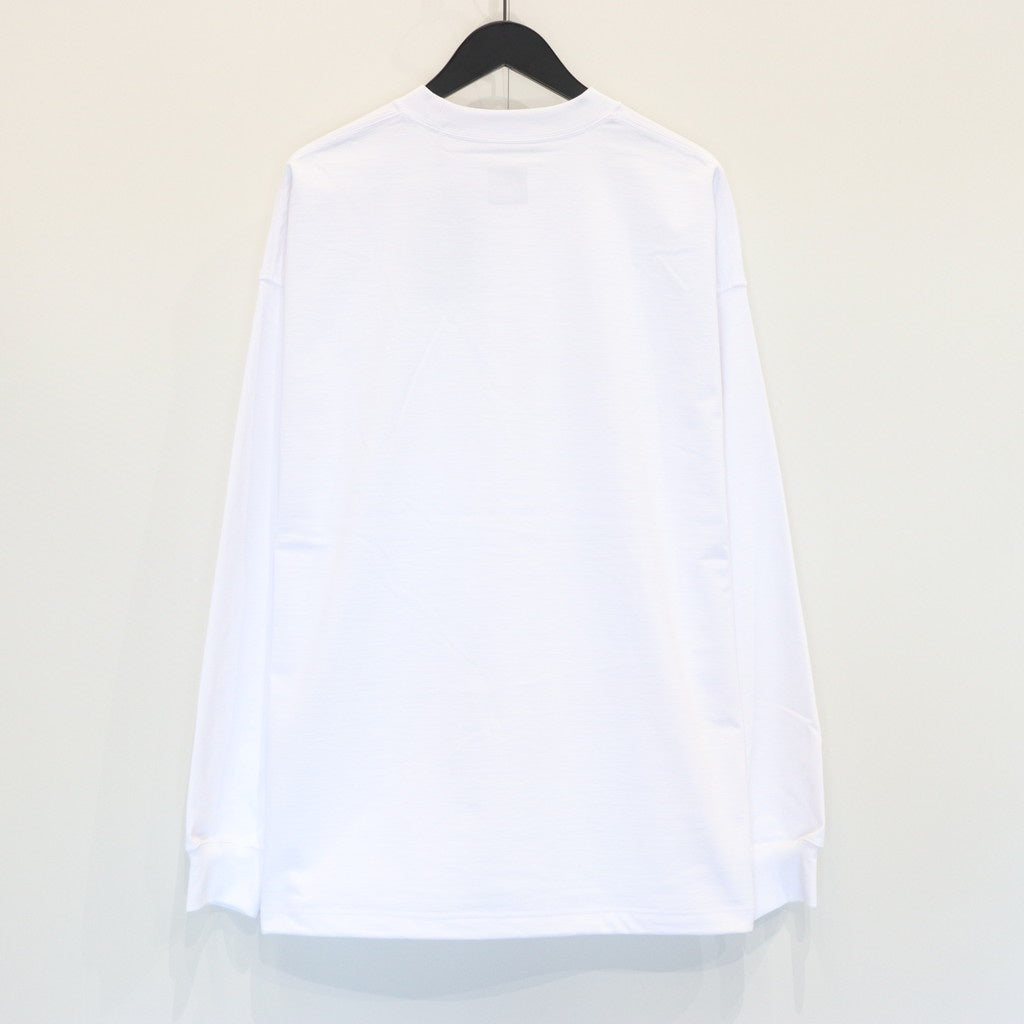 TECH DRAWSTRING TEE L/S #WHITE [BE-31025W]