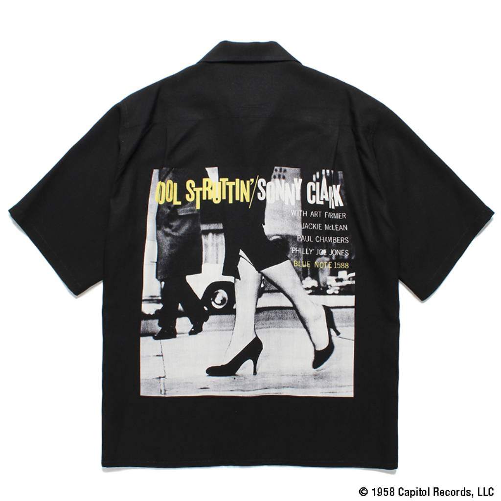 BLUE NOTE | HAWAIIAN SHIRT S/S -TYPE 2- #BLACK [BLUENOTE-WM-HI02]