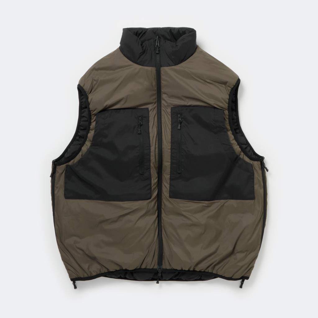 TECH REVERSIBLE CLIMBERS PUFF VEST #BLACK×BRKH [BW-23025W]