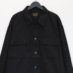 ARMY SHIRT (TYPE-2) #BLACK [25FWE-WMO-ML04]