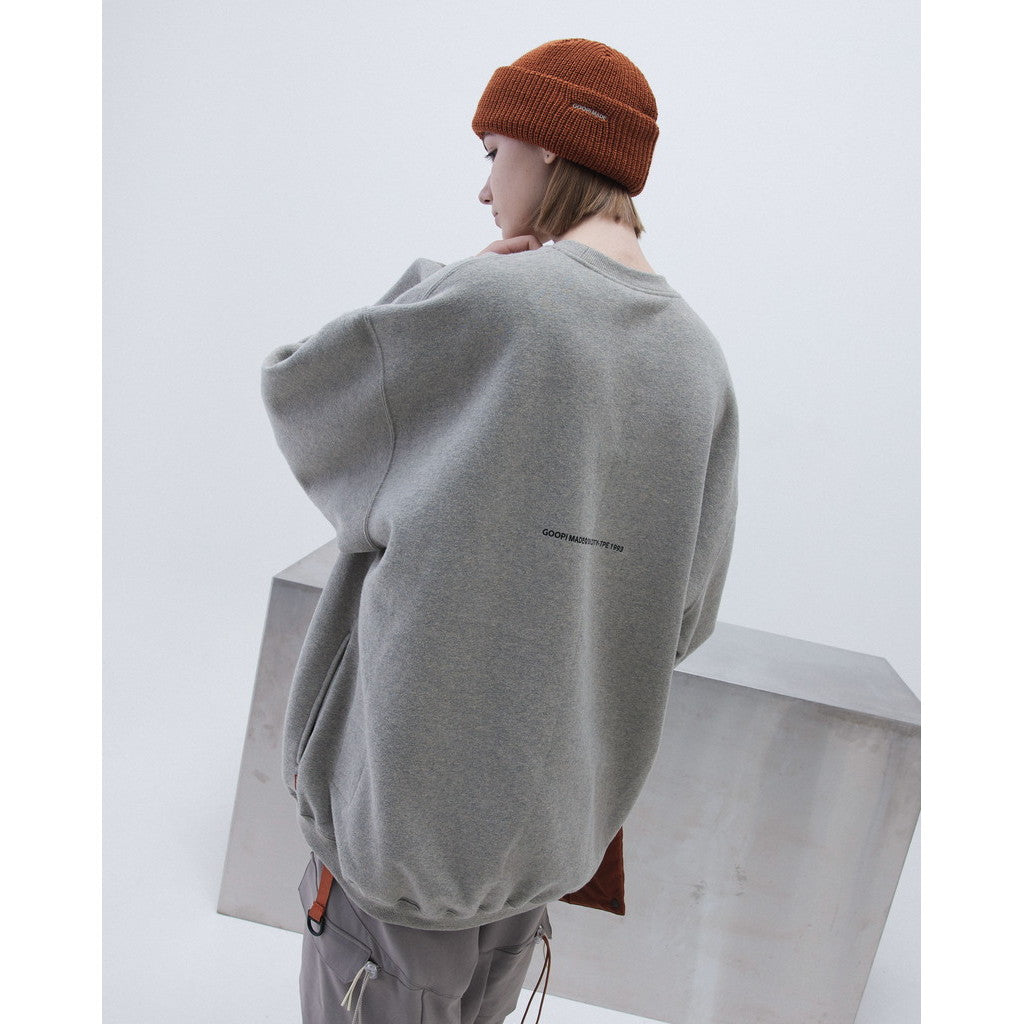 「RE-C01」Ryoiki Exp. 超大圓領毛衣 #M-GRAY [GOOPI-23AW-DEC-03]