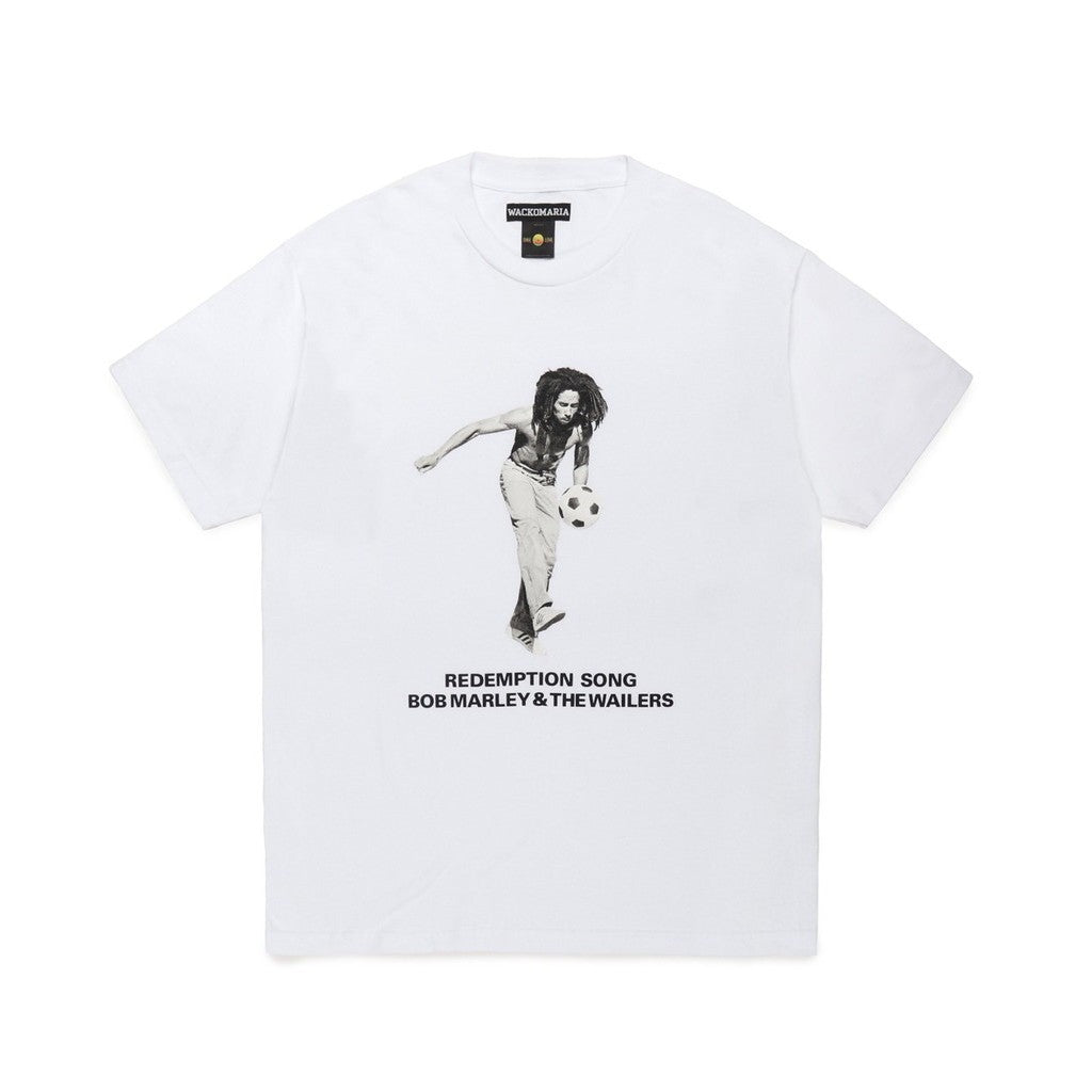 BOB MARLEY | CREW NECK T-SHIRT (TYPE-4) #WHITE [BOBMARLEY-WM-TEE05]