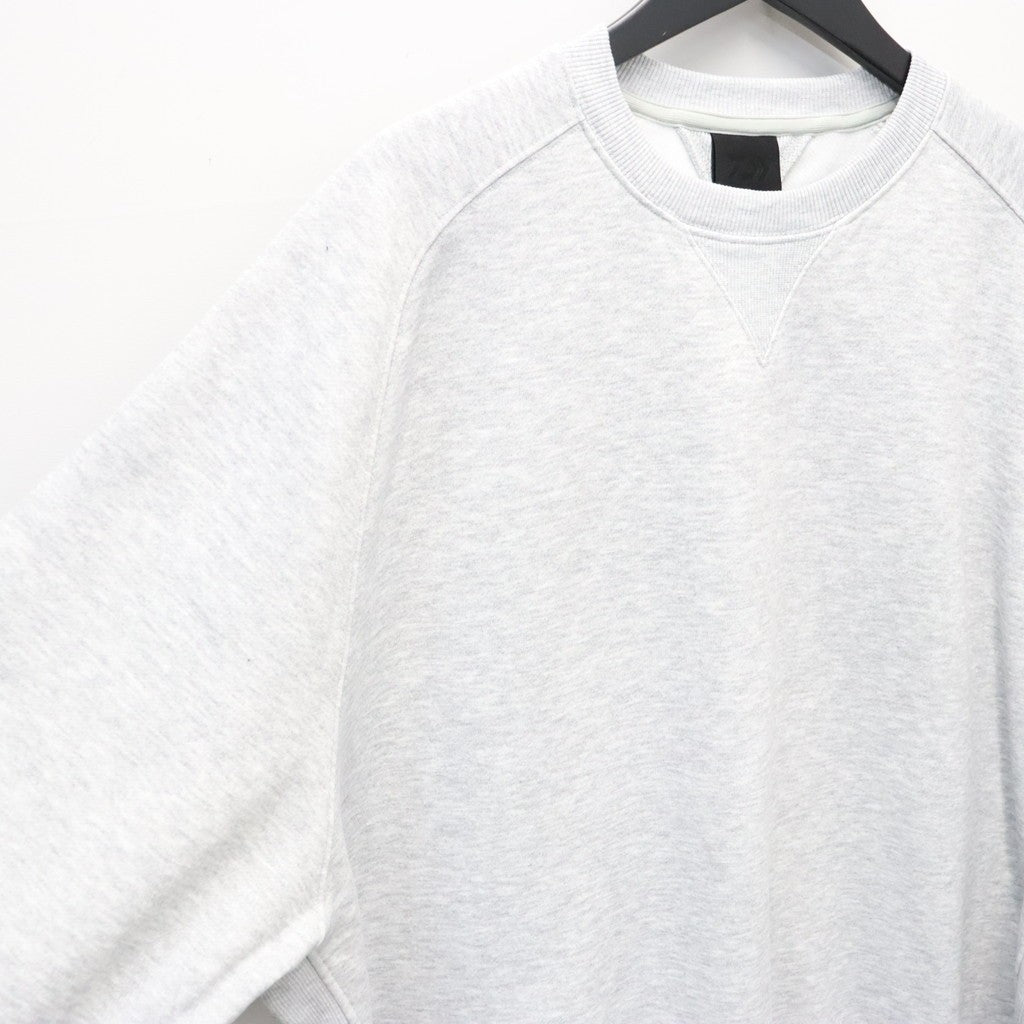 TECH SWEAT CREW FREEDOM SLEEVE #HEATHER GRAY [BE-51026W]