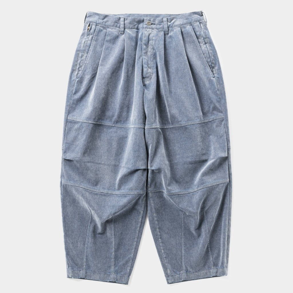 FLOCKY DENIM BALLOON PANTS #Blue [FW26-B10]