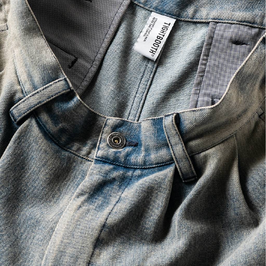 DENIM BALLOON PANTS #Blue [FW25-B07]