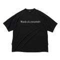 MARMOT | MMWCCC EVERYWHERE T-SHIRT_WORDS OF MOUNTAIN #BLACK [CCC-251C005]