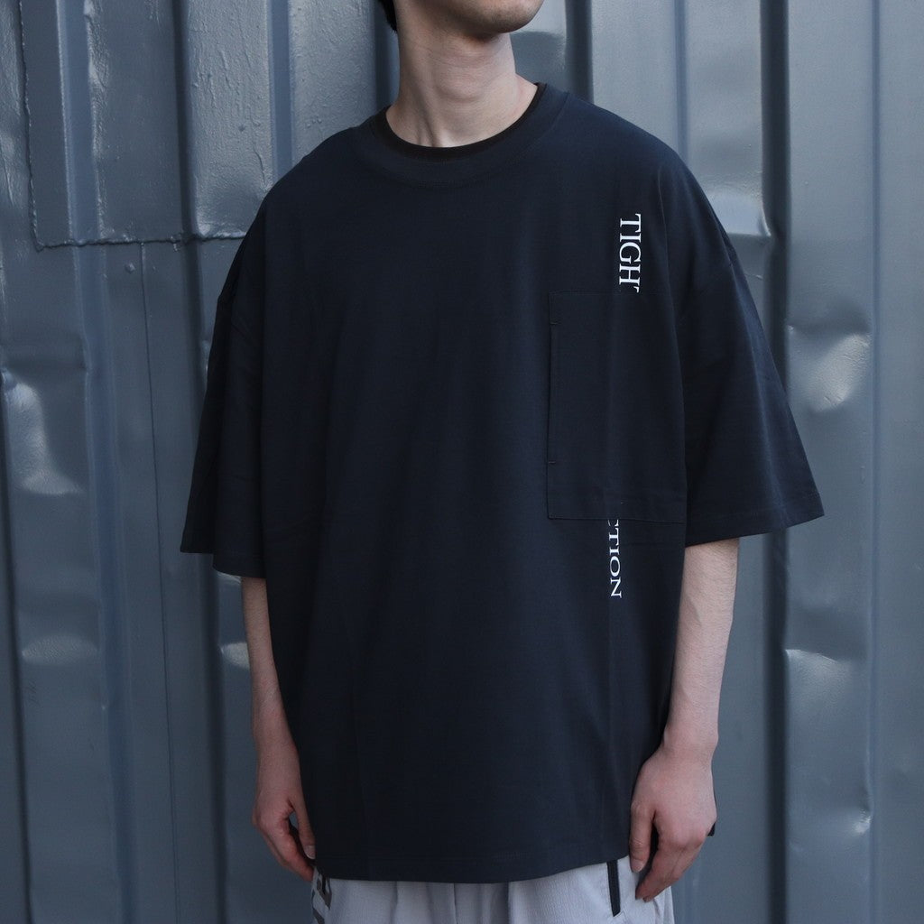 STRAIGHT UP S/S T-SHIRT - Quick Drying - #Black [SU25-T05]