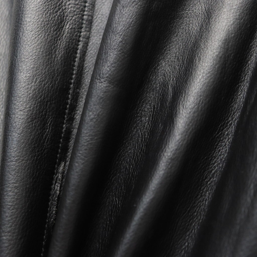 編織皮革連身工作服 #黑色 [BW252-BLC]