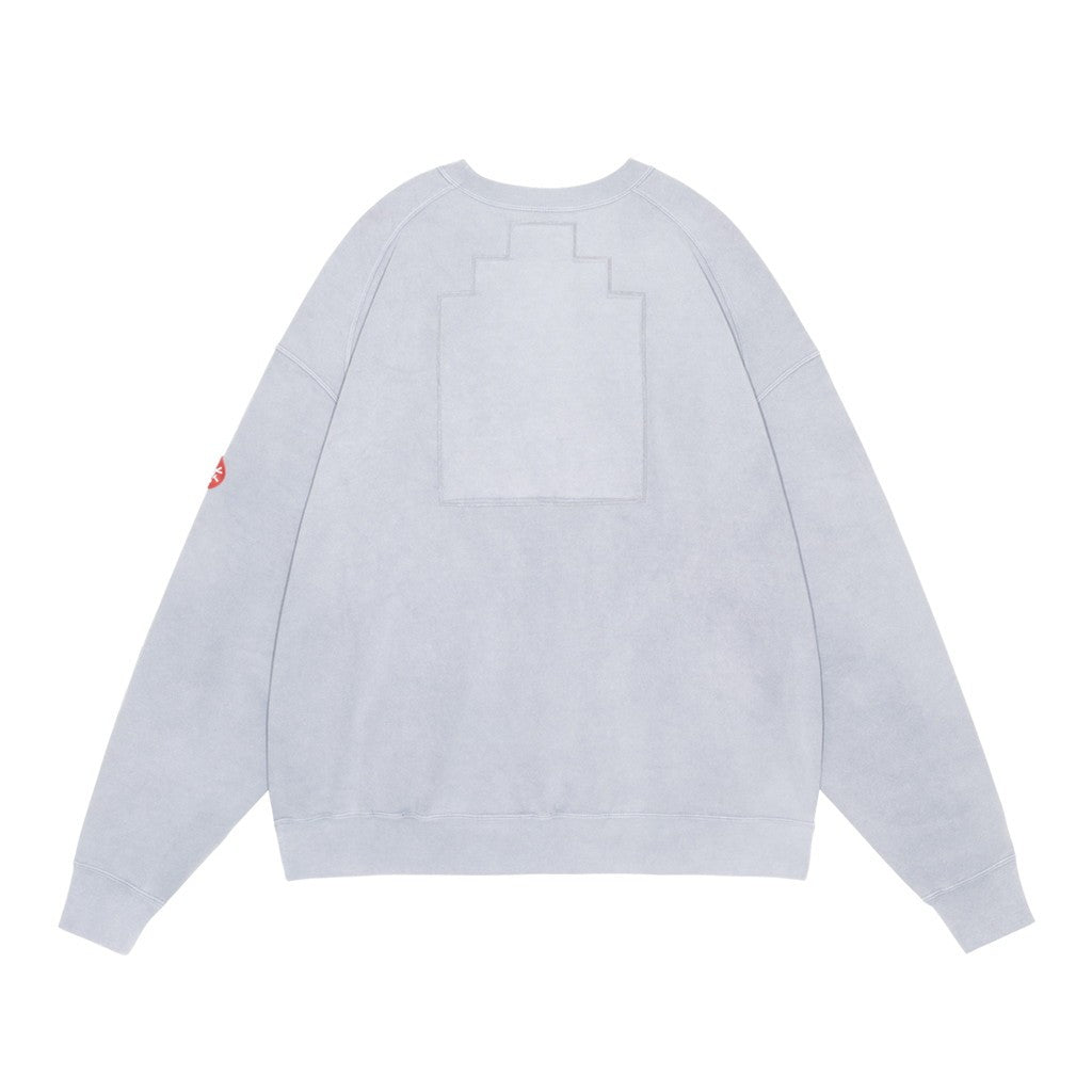 OVERDYE PANEL SHOULDER CREW NECK #GREY [CES30CS10]