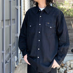 Lee | DENIM WESTERN SHIRT #BLACK [24SS-WMS-LE01]