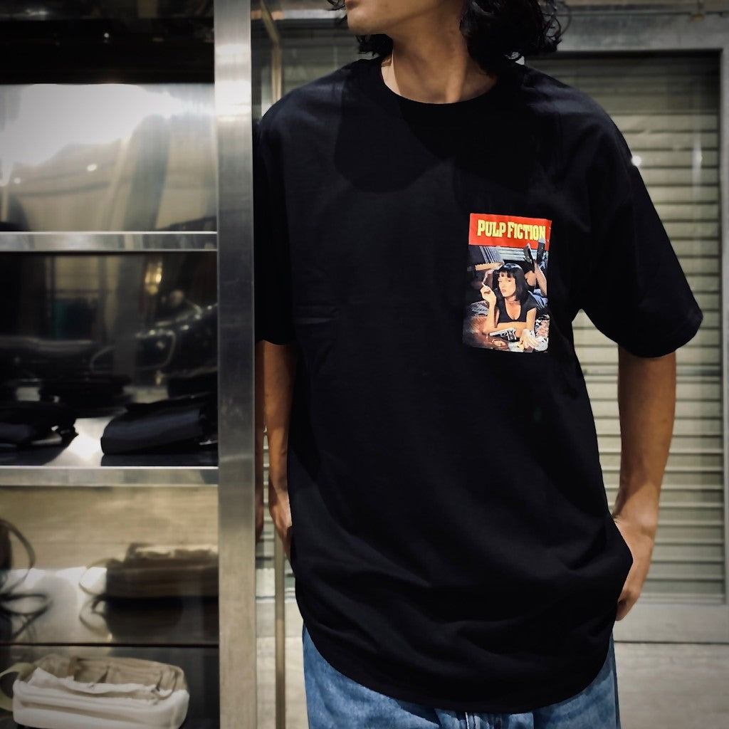 PULP FICTION | CREW NECK T-SHIRT (TYPE-5) #BLACK [PF-WM-TEE07]