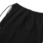 COMFORTABLE EASY SWEAT SHORTS #BLACK [HOD26-01-PT011]