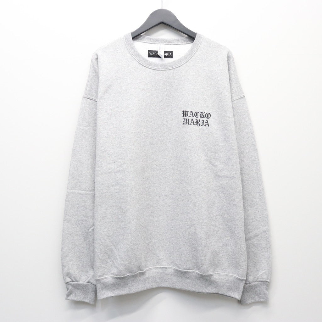 CREW NECK SWEAT SHIRT ( TYPE-1 ) #GRAY/BLACK [26SSE-WMC-SS06]