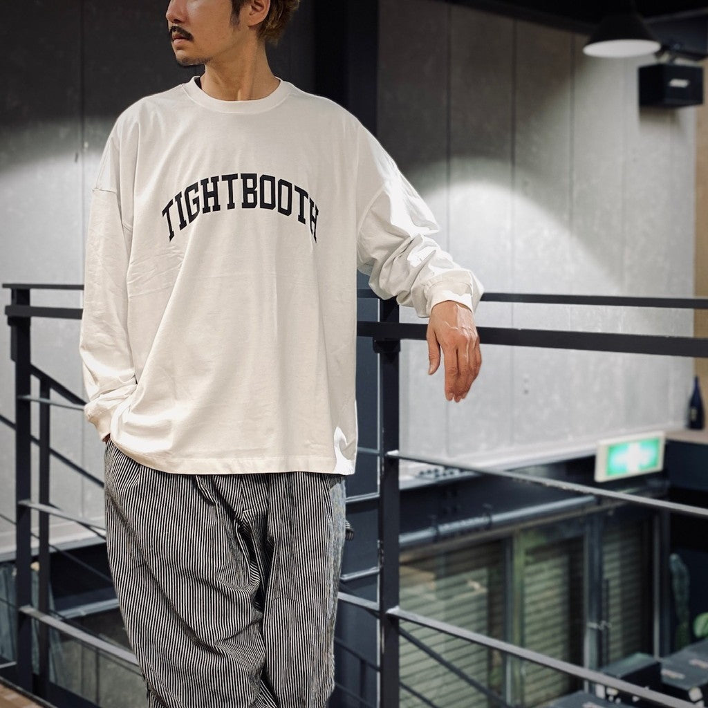 COLLEGE L/S T-SHIRT #White [SS25-T03]