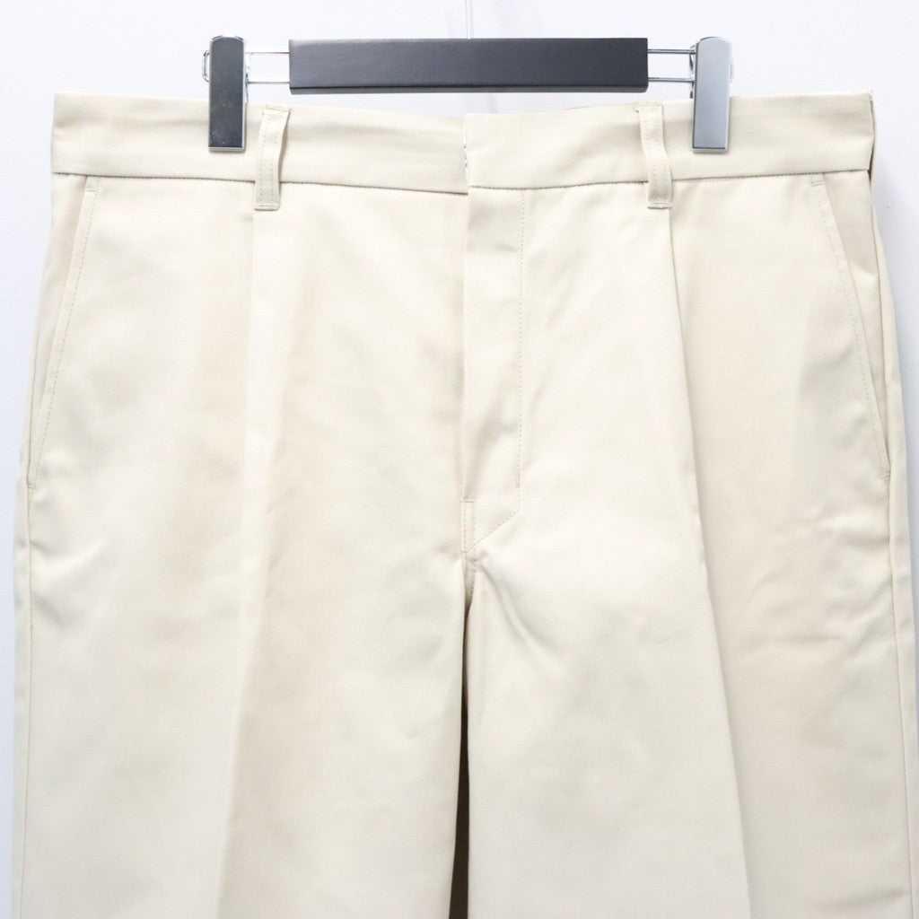DICKIES | PLEATED TROUSERS #IVORY [26FW-WMP-DC01]