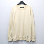 COTTON KNIT CREW NECK SWEATER ( TYPE-1 ) #IVORY [26FWE-WMK-KN01]