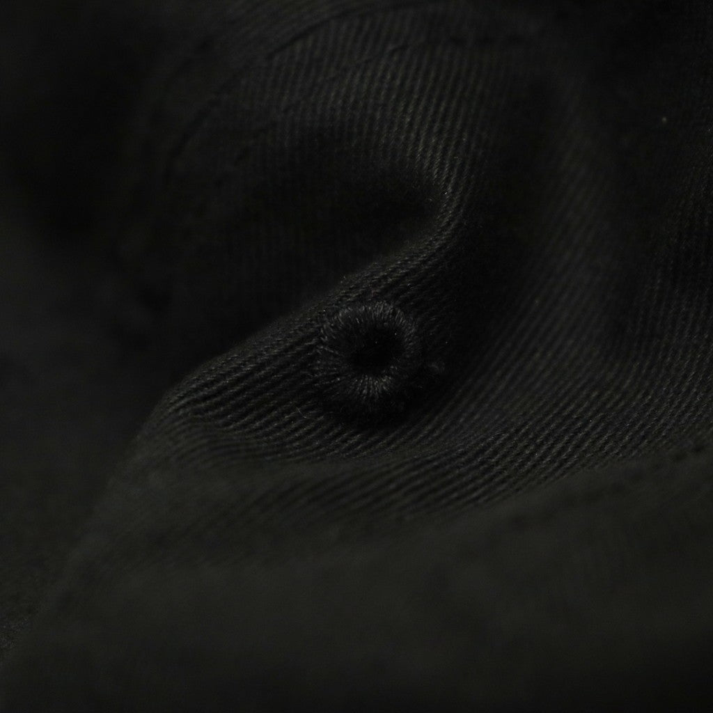 MULHOLLAND DRIVE | 6 PANEL CAP #BLACK [MD-WM-CP01]