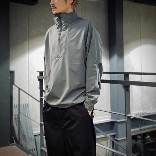 TECH HALFZIP STAND JACKET #CHARCOAL [BJ-60025] - cocorozashi 三重 
