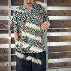 HAWAIIAN SHIRT S/S ( TYPE-6 ) #GREEN [25SS-WMS-HI06]