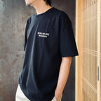 MULHOLLAND DRIVE | WASHED HEAVY WEIGHT CREW NECK T-SHIRT ( TYPE-1 ) #BLACK [MD-WM-WT01]