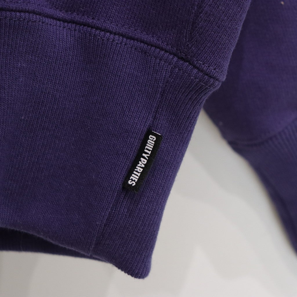 HEAVY WEIGHT PULLOVER HOODED SWEAT SHIRT ( TYPE-2 ) #PURPLE [25SS-WMC-SS04]
